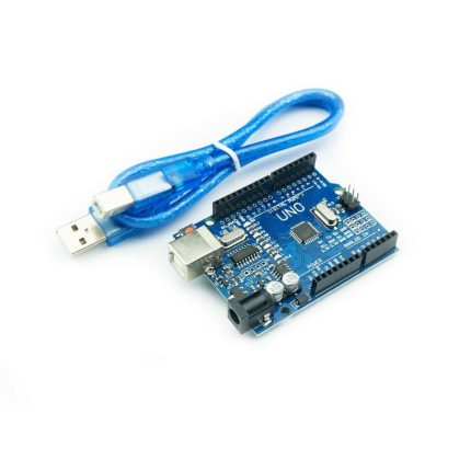 Arduino Uno R3 SMD CH340 Chip - Çift Kristal (USB Kablo Dahil)