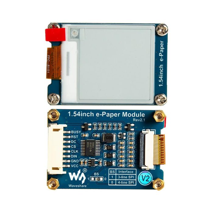 1.54 inç Siyah-Beyaz Çift Renkli E-Paper - Görsel 1