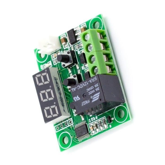 W1209 12V Sıcaklık Kontrollü Dijital Termostat (Kutulu) - Görsel 3