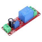 12V NE555 Zaman Ayarlı Tekli Röle Modülü - Görsel 2