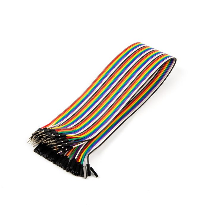 20 Pin 40cm Erkek - Dişi Breadboard Kablosu - Görsel 5