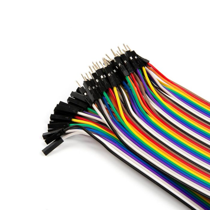 20 Pin 40cm Erkek - Dişi Breadboard Kablosu - Görsel 6