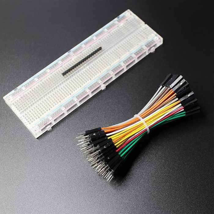 Çok Renkli 20 Adet 24AWG Erkek – Dişi Breadboard Jumper Kablosu - 10 cm - Görsel 3