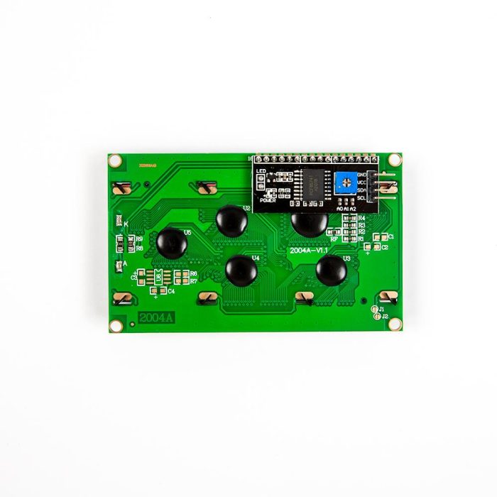 2004A 20x4 IIC/I2C Haberleşmeli LCD Ekran (Mavi Arka Işıklı) - Görsel 2