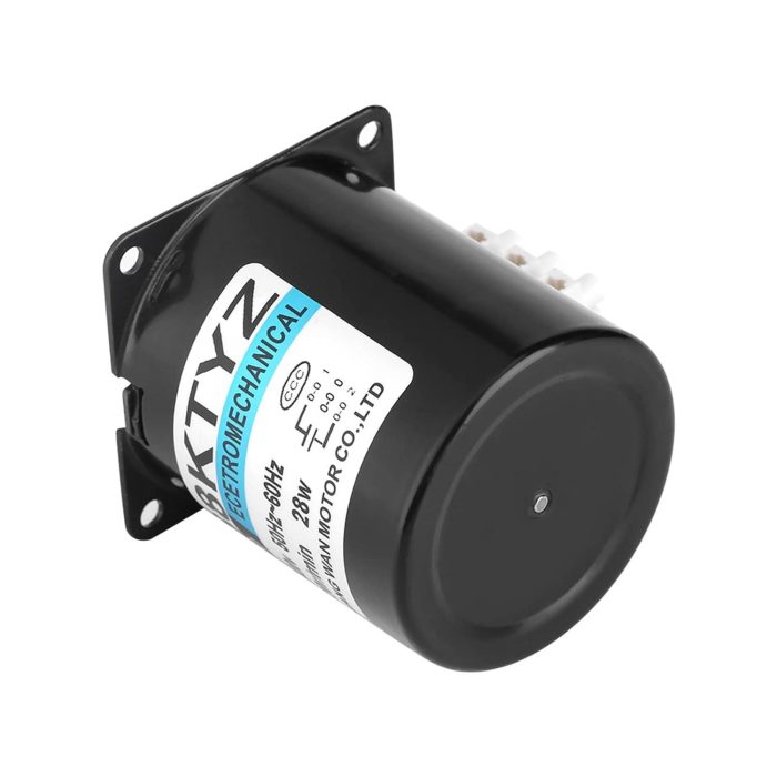 220V AC 28W 60 RPM 68KTYZ Daimi Mıknatıslı Motor - Görsel 5