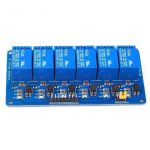 6 Kanal 24V DC Düşük Seviye Optokuplör Röle Modülü