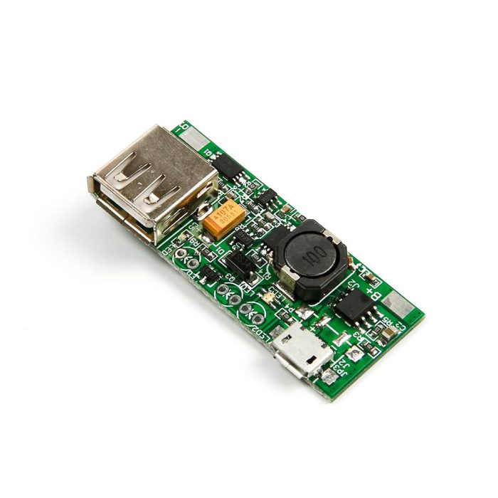 3.7V'dan 5V'a 1A Lityum Batarya Telefon Sarj ve Deşarj Modülü (Korumalı) - Görsel 2