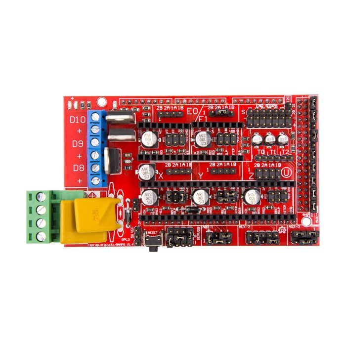 RepRap Ramps 1.4 3D Kırmızı Kontrol Kartı - Görsel 2