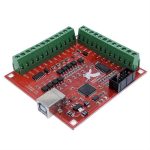 4 Eksen USB MACH3 100 Khz CNC Step Motor Sürücü Kartı