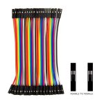 40 Pin Ayrılabilen Dişi - Dişi Jumper Kablo - 10 cm - Görsel 4