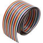 40 Pin 1.27mm Renkli Flex Şerit Dupont Kablo (AWG26) - Görsel 2