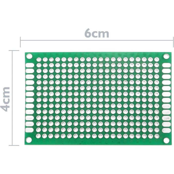 4X6cm PCB Prototip Kartı (Çift Taraflı) - Görsel 3