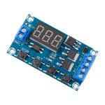 DC 5-36V Çift MOSFET LED Ekran Kontrollü Zamanlama Gecikmeli Anahtar Devresi - Görsel 3