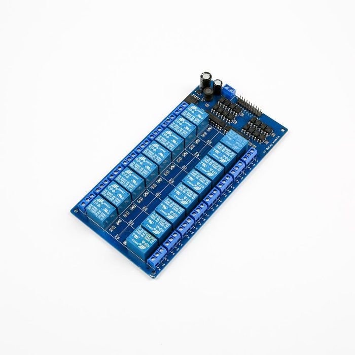 DC 5V 16 Kanal Röle Modülü - Işık Bağlantılı ve Dahili Güç Kaynağı LM2596S Destekli - Görsel 3