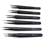 6 Parça ESD Paslanmaz Antistatik Cımbız Seti (ESD-10,ESD-11,ESD-12,ESD-13,ESD-14,ESD-15)