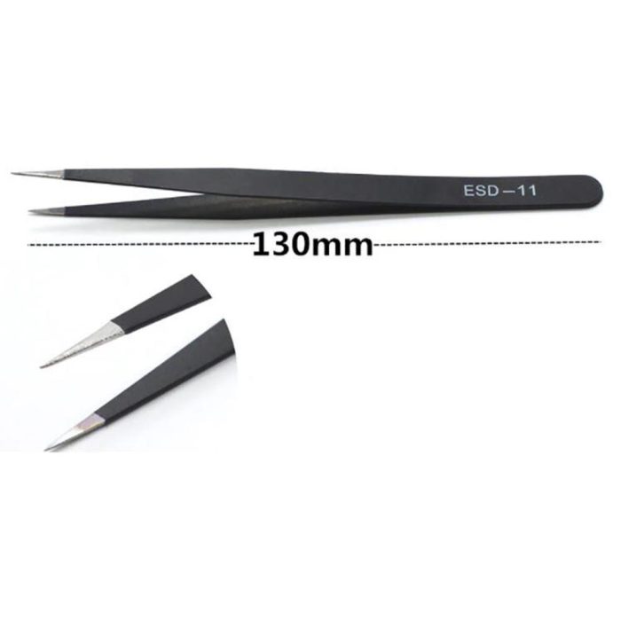 6 Parça ESD Paslanmaz Antistatik Cımbız Seti (ESD-10,ESD-11,ESD-12,ESD-13,ESD-14,ESD-15) - Görsel 3