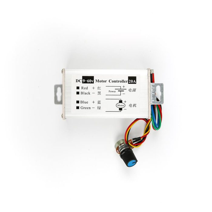 9-60V 20A PWM DC Motor Hız Kontrol Modülü - Görsel 6