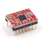 A4988 1A Kırmızı Step Motor Sürücü (Klon)