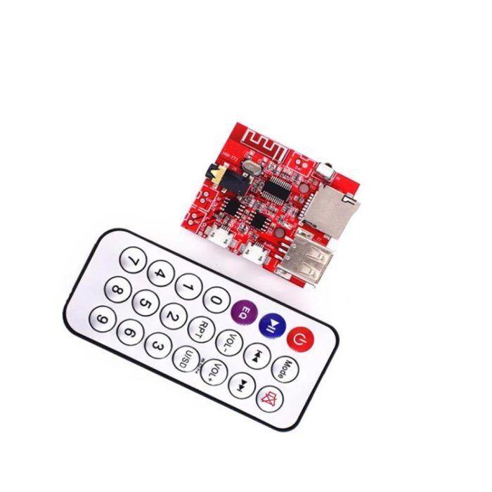 bluetooth-mp3-modul-kit-1130.jpg Bluetooth MP3 Modülü (SD Kart Girişi, USB 2.0, Uzaktan Kumanda) - Görsel 1