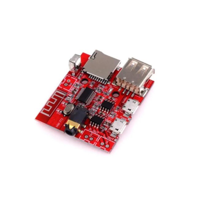 bluetooth-mp3-modul-kit-1131.jpg Bluetooth MP3 Modülü (SD Kart Girişi, USB 2.0, Uzaktan Kumanda) - Görsel 2