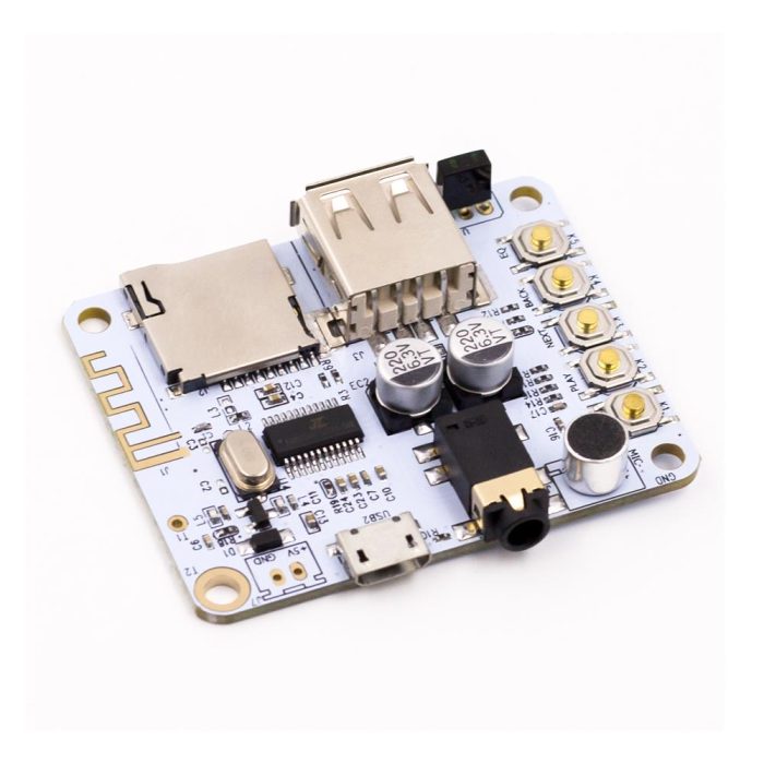 Bluetooth Ses Alıcılı MP3 Çözücü Kart ve Kızılötesi Kumanda - Görsel 4