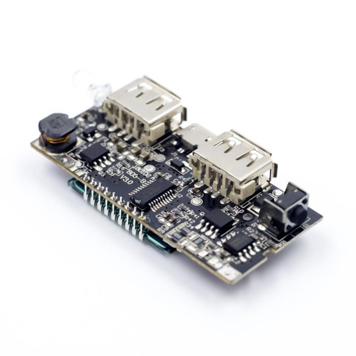 Çift USB Girişli 5V (1A Çiftlı Durumda) 2.1A Powerbank 18650 Batarya Şarj Kartı - Görsel 7