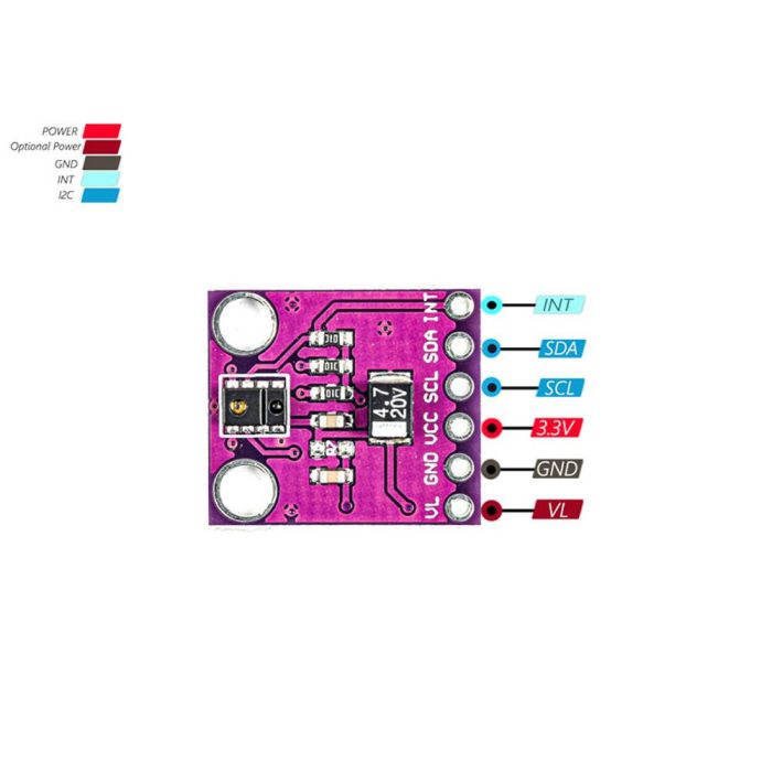 CJMCU-9930 Temassız Hareket Algılama ve Konum Sensörü - APDS-9930 - Görsel 8