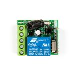 DC 12V 1 Kanallı 433 MHz Kablosuz RF Alıcılı Röle Modülü