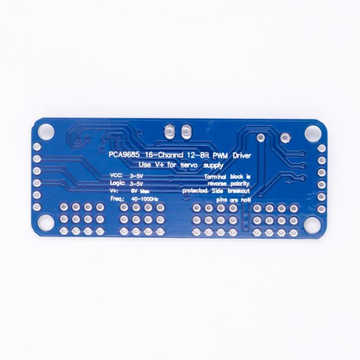 DIY KIT 16 Kanal 12 bit PWM I2C Haberleşmeli Servo Sürücü - PCA9685 - Görsel 4