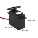 DS04-NFC 5.5Kg/cm 360 Derece Sürekli Dönebilen Servo Motor - Görsel 5