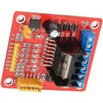 L298N Çift H Köprülü DC Step Motor Sürücü Kartı - Görsel 3