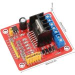 L298N Çift H Köprülü DC Step Motor Sürücü Kartı - Görsel 5