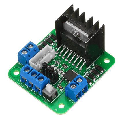 L298N Yeşil Çift H Bridge DC/Step Motor Sürücü Kartı