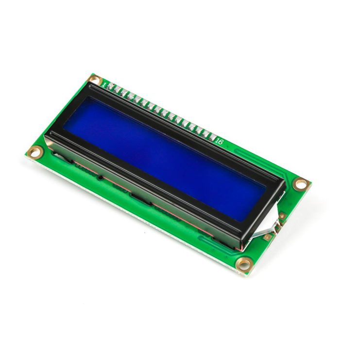 LCD1602 IIC/I2C Haberleşmeli 16x2 LCD Ekran (Mavi Arka Işıklı) - Görsel 4