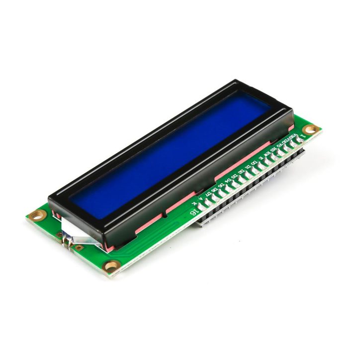 LCD1602 IIC/I2C Haberleşmeli 16x2 LCD Ekran (Mavi Arka Işıklı) - Görsel 5