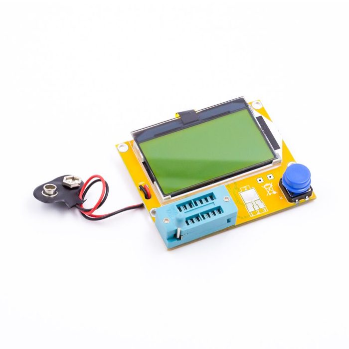 Batarya, Buton, Transistor, Capacitor LCR-T4 Grafiksel Test Cihazı - Görsel 2