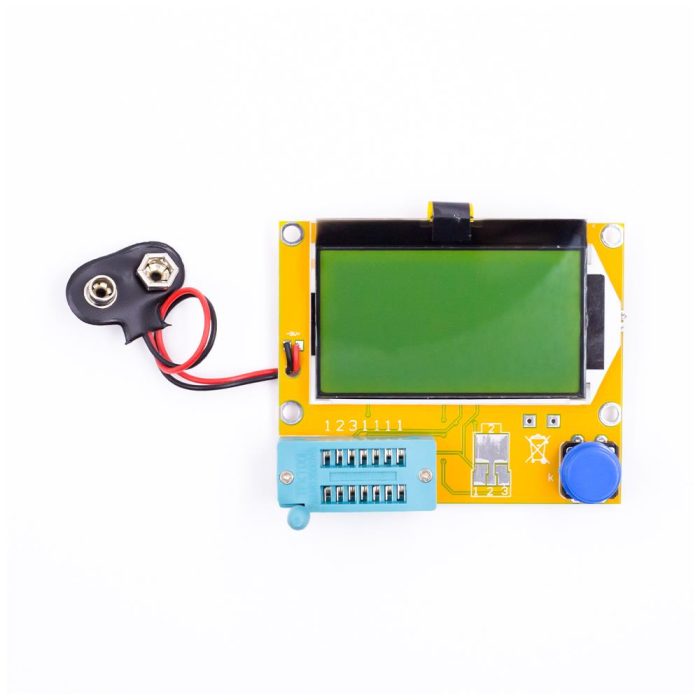 Batarya, Buton, Transistor, Capacitor LCR-T4 Grafiksel Test Cihazı - Görsel 3