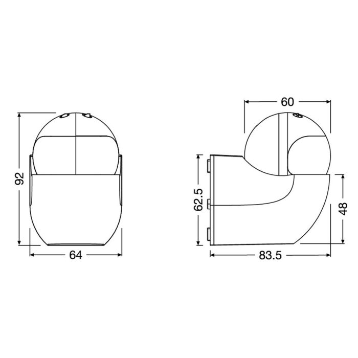 Ledvance Hareket Sensörü 180° Sıva Üstü IP44 - Görsel 2