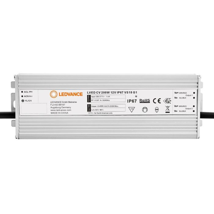 Ledvance Sabit Voltaj 200W 12V IP67 LED Driver - Sürücü - Görsel 1
