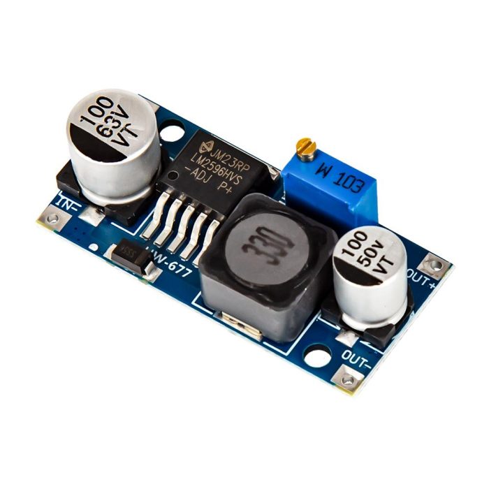 LM2596HVS 48V DC-DC Ayarlanabilir Voltaj Regülatör Modülü - Görsel 2