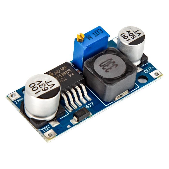 LM2596HVS 48V DC-DC Ayarlanabilir Voltaj Regülatör Modülü - Görsel 3