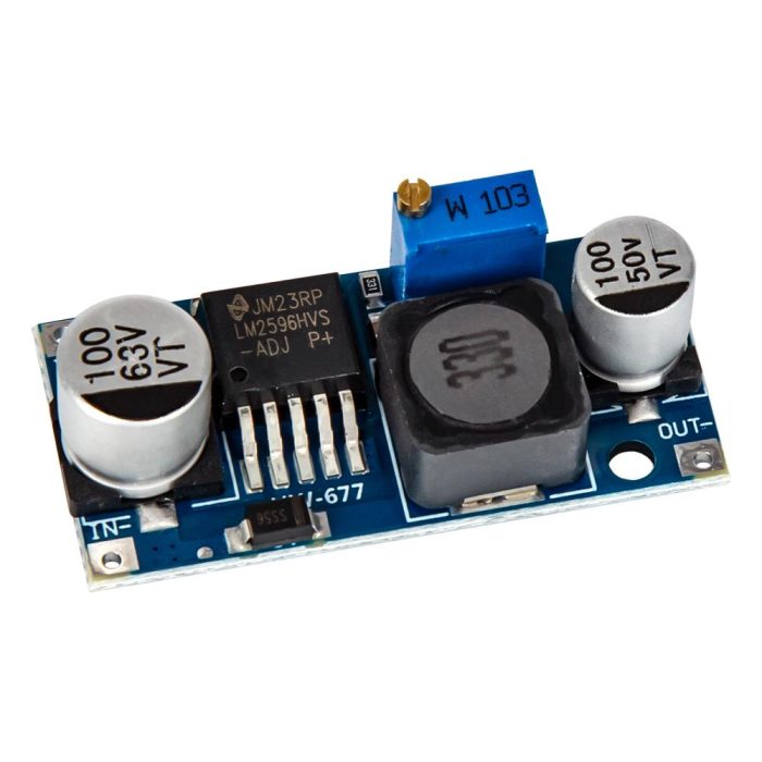 LM2596HVS 48V DC-DC Ayarlanabilir Voltaj Regülatör Modülü - Görsel 4