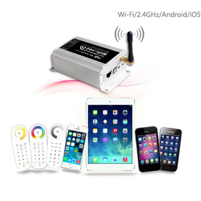 Ltech LED Kontrolcüsü Wifi Uyumlu IOS/Android Uygulamalı RGBW 12-24V DC - Görsel 3