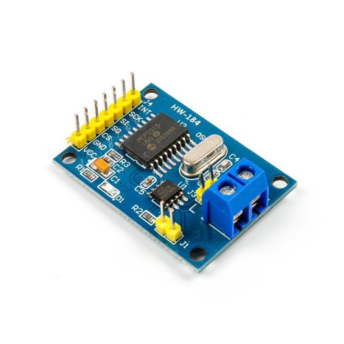 MCP2515 CANBUS-SPI Haberleşme Modülü TJA1050 Alıcı SPI Modülü, Arduino Raspberry Pi 51 ARM AVR DIY vb. ile uyumlu - Görsel 3