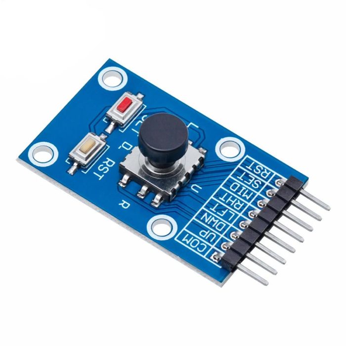 5 Yönlü Navigasyon Düğmesi Modülü 5D Rocker Joystick Bağımsız Klavye (Arduino için Uyumlu) - Görsel 4
