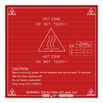 RepRap MK2B Çift Güç Destekli Isıtıcı Tabla (Heatbed) - Görsel 5