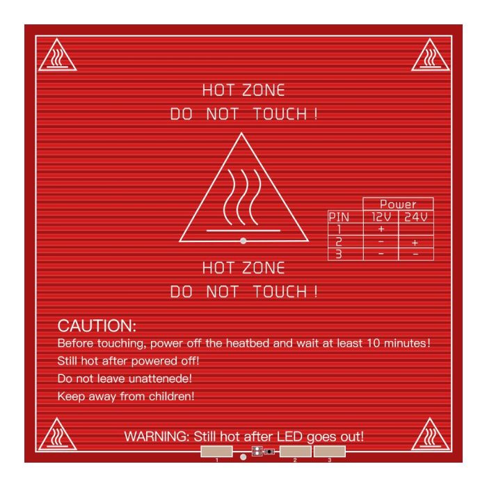 RepRap MK2B Çift Güç Destekli Isıtıcı Tabla (Heatbed) - Görsel 5