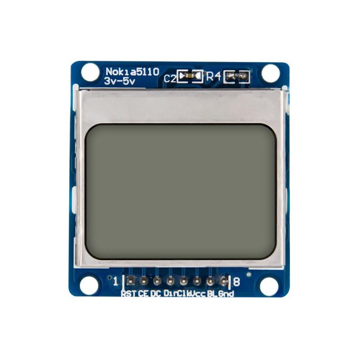 Nokia 5110 84x48 LCD Ekran (Mavi Arka Işıklı) - Görsel 3