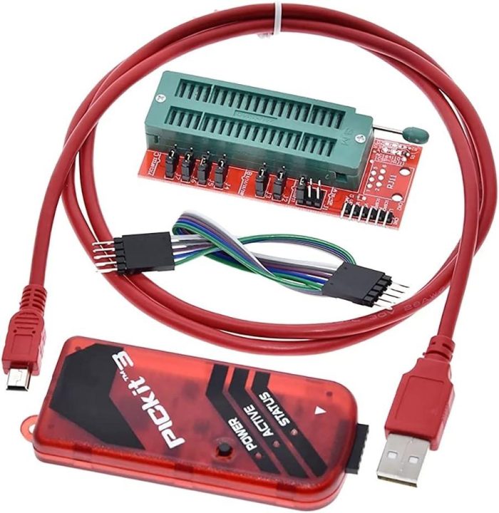 Pickit3 Pic Programlama Kartı ve Dip Çevirici Adaptör Kartı - Görsel 1