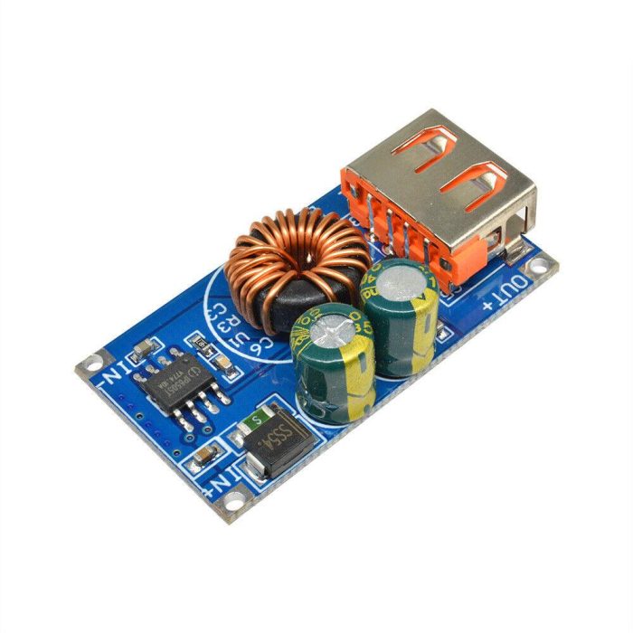 DC 6-32V USB Buck Dönüştürücü QC2.0 QC3.0 Hızlı Şarj Güç Modülü - Görsel 2